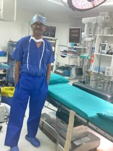 Dr. Shridhar in OT room