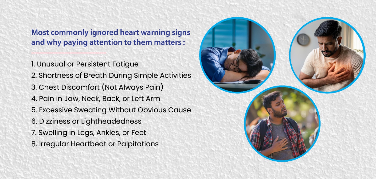 most commonly ignored heart warning signs