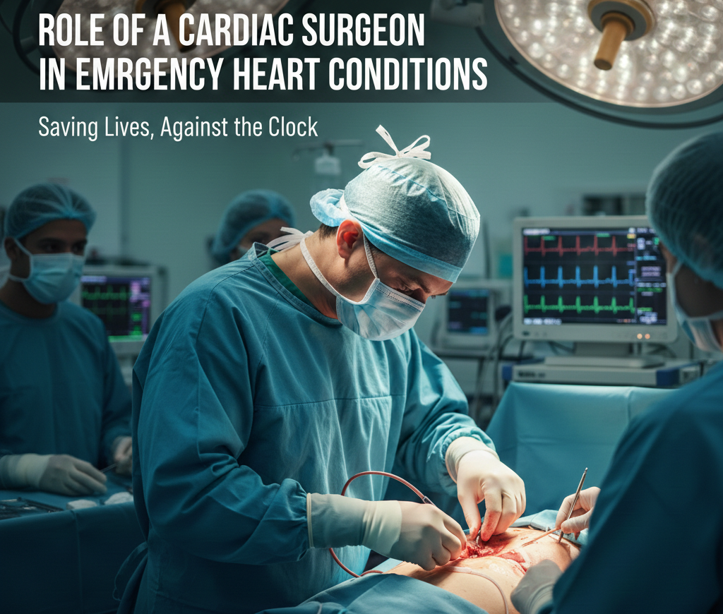 Role of a Cardiac Surgeon in Emergency Heart Conditions
